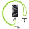 Smycz do telefonu z kablem do ładowania  Usams SJ746 30W USB-C do Lightning 1.2m zielony